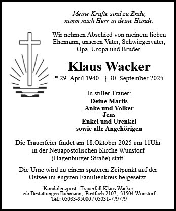 Klaus Wacker