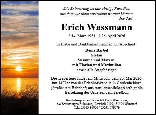 Erich Wassmann
