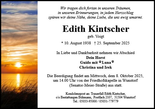 Edith Kintscher