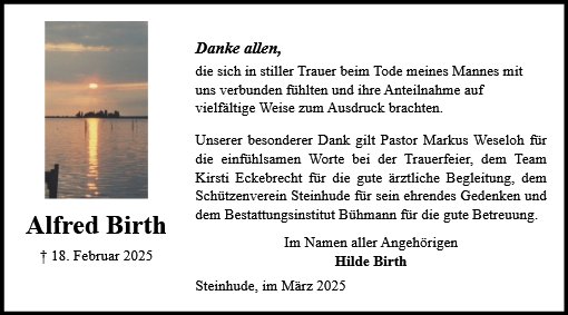 Alfred Birth