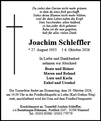 Joachim Schleffler