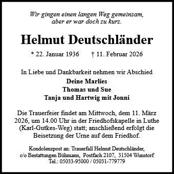 Helmut Deutschländer