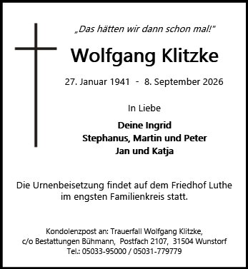 Wolfgang Klitzke