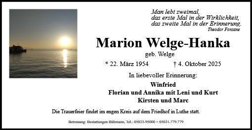 Marion Welge-Hanka