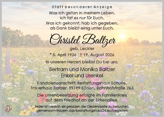 Christel Baltzer