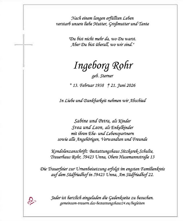 Ingeborg Rohr