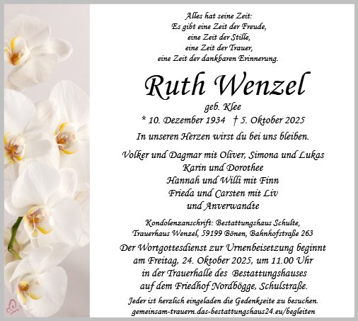 Ruth Wenzel