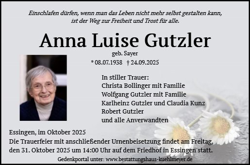 Anna Luise Gutzler