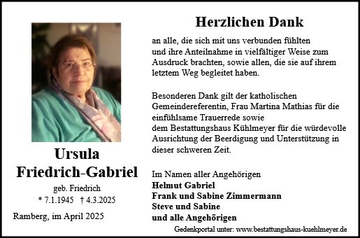 Ursula Friedrich-Gabriel