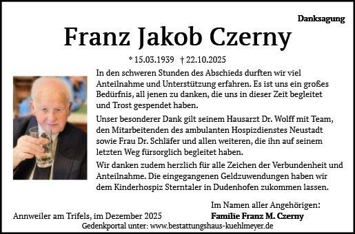 Franz Jakob Czerny