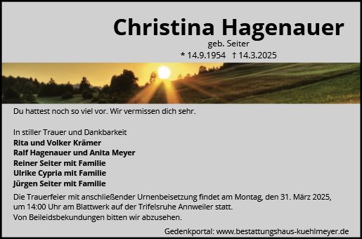 Christina Hagenauer