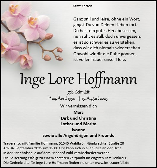 Inge Lore Hoffmann