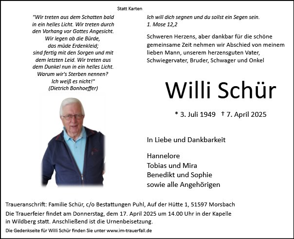 Willi Erwin Schür