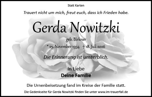 Gerda Nowitzki