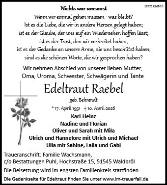 Edeltraut Raebel