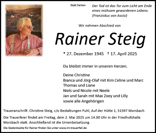 Rainer Steig