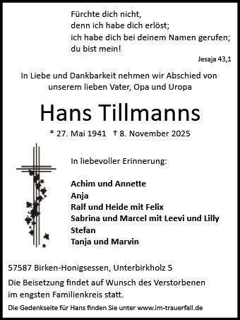 Johann Tillmanns