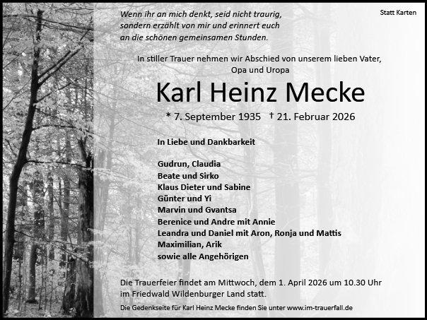 Karl Heinz Mecke
