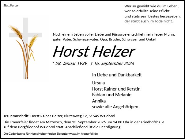 Horst Helzer