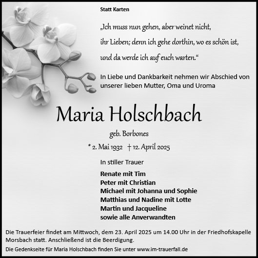 Maria Holschbach