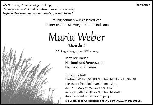 Maria Weber
