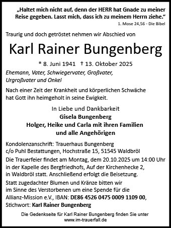 Karl Rainer Bungenberg