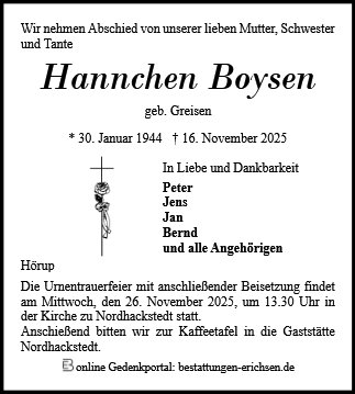 Hannchen Boysen