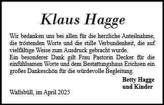 Klaus Hagge