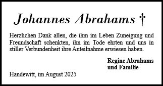 Johannes Abrahams