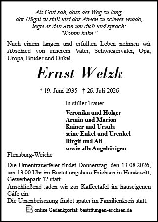 Ernst Welzk