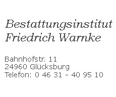 Bestattungsinstitut Friedrich Warnke