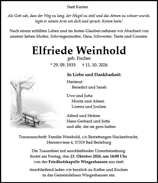 Elfriede Weinhold
