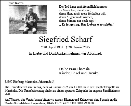Siegfried Scharf