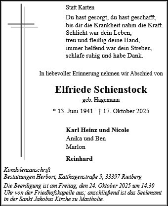 Elfriede Schienstock