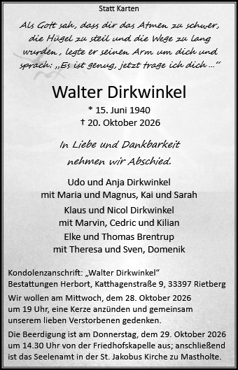 Walter Dirkwinkel