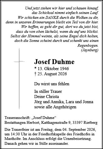 Josef Duhme
