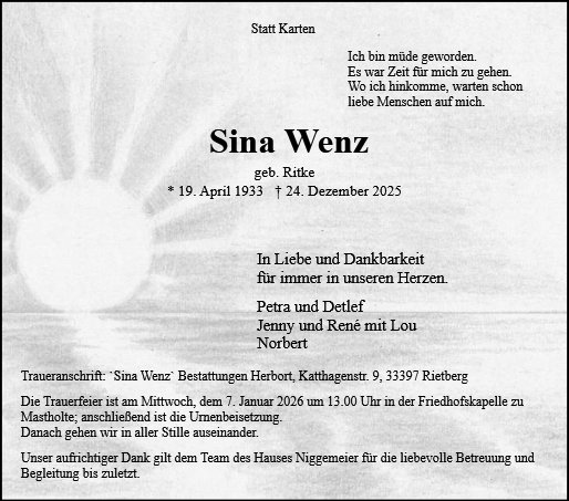 Sina Wenz