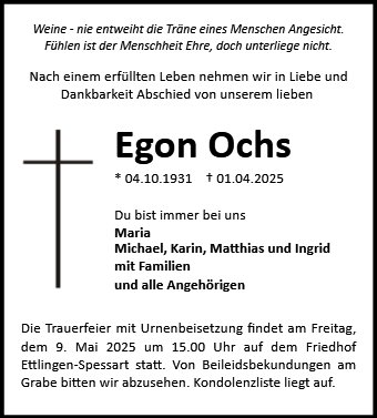 Egon Ochs