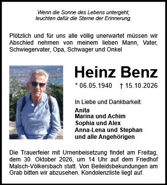 Heinz Benz