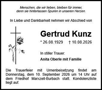 Gertrud Kunz 