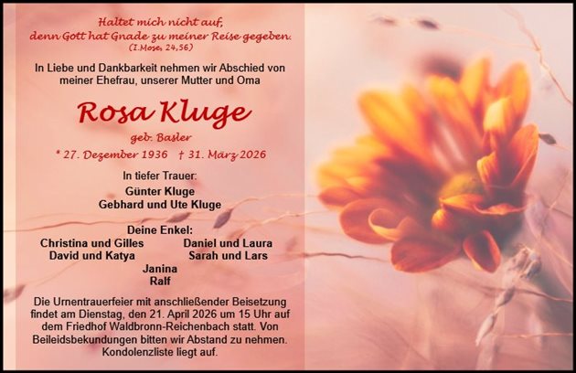 Rosa Kluge