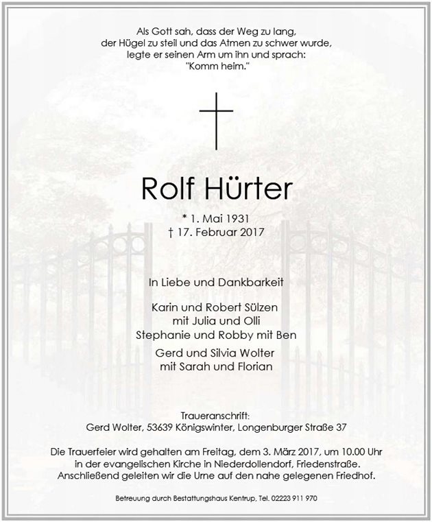 Rolf Hürter