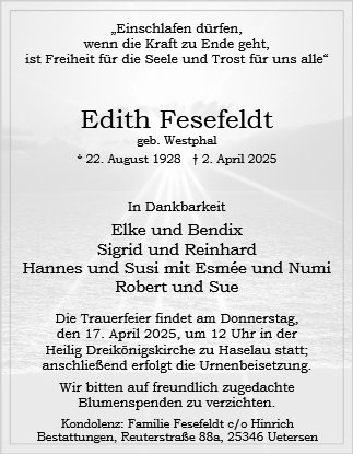 Edith Fesefeldt