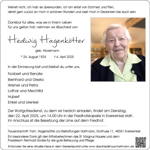 Hedwig Hagenkötter