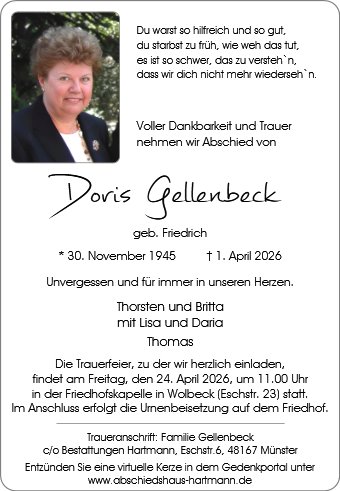 Doris Gellenbeck