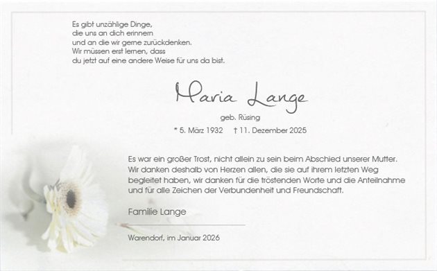 Maria Lange