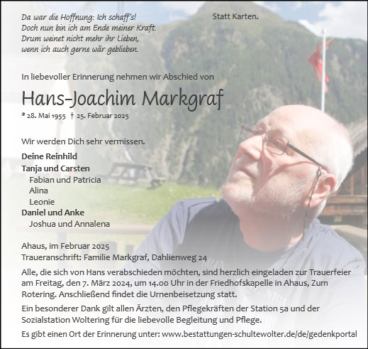 Hans-Joachim Markgraf