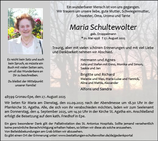 Maria Schultewolter