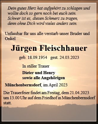 Jürgen Fleischhauer