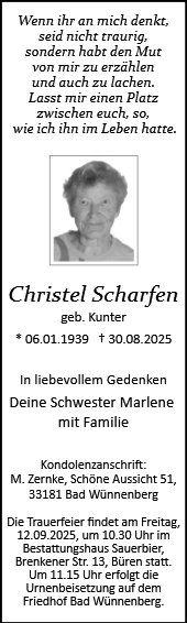 Christel Scharfen